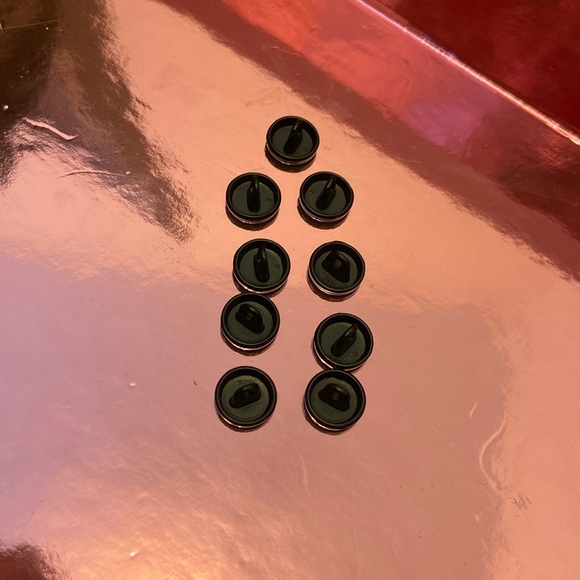 🌻✨Chanel Black Metal Gold Buttons set of 9 - Picture 3 of 3